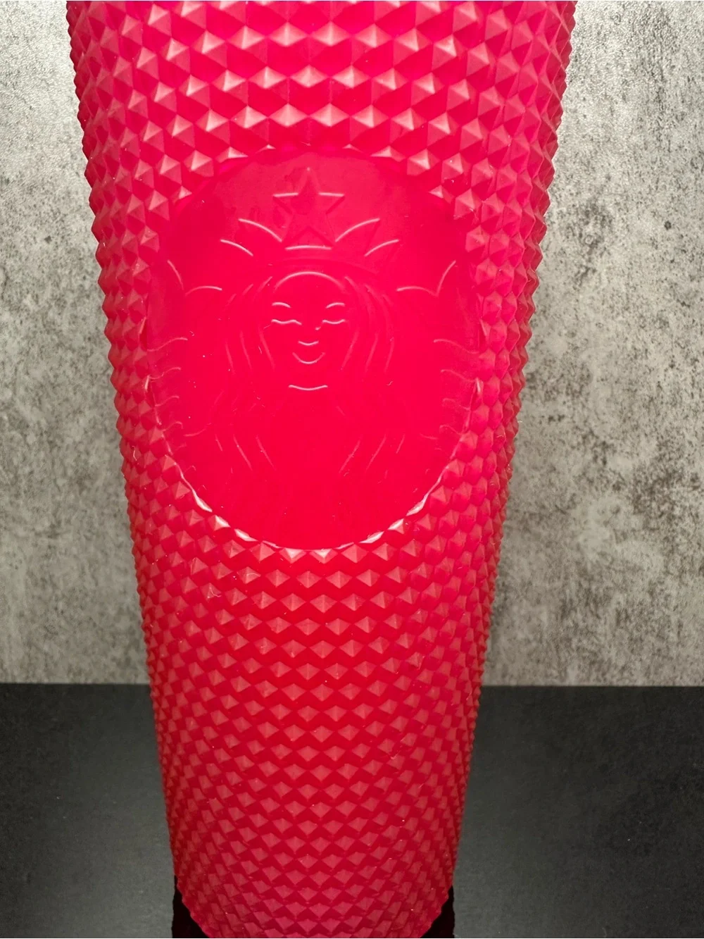Starbucks Hot Pink Studded Tumbler with Straw - Bold Fuchsia